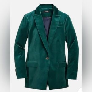 J. Crew NWT Willa Blazer in Stretch Velvet size 10